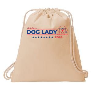 Childless Dog Lady Ladies Voting Election 2024 Usa Drawstring Bag