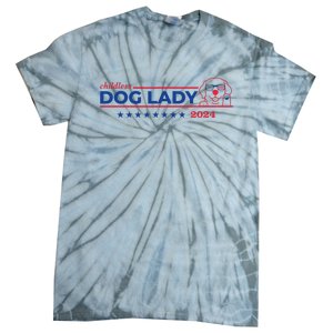 Childless Dog Lady Ladies Voting Election 2024 Usa Tie-Dye T-Shirt