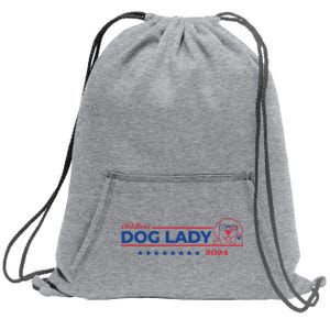 Childless Dog Lady Ladies Voting Election 2024 Usa Sweatshirt Cinch Pack Bag