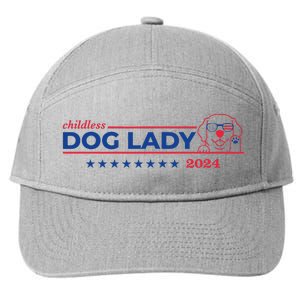 Childless Dog Lady Ladies Voting Election 2024 Usa 7-Panel Snapback Hat