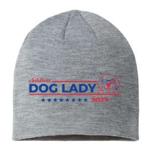 Childless Dog Lady Ladies Voting Election 2024 Usa Sustainable Beanie