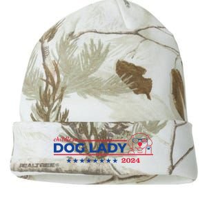 Childless Dog Lady Ladies Voting Election 2024 Usa Kati Licensed 12" Camo Beanie