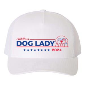 Childless Dog Lady Ladies Voting Election 2024 Usa Yupoong Adult 5-Panel Trucker Hat