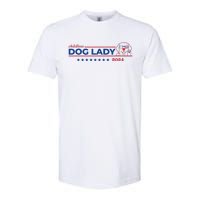 Childless Dog Lady Ladies Voting Election 2024 Usa Softstyle CVC T-Shirt