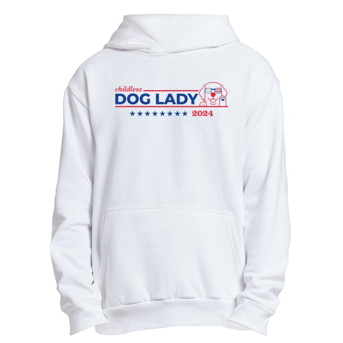 Childless Dog Lady Ladies Voting Election 2024 Usa Urban Pullover Hoodie