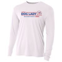 Childless Dog Lady Ladies Voting Election 2024 Usa Cooling Performance Long Sleeve Crew