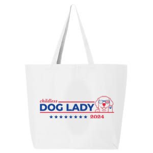 Childless Dog Lady Ladies Voting Election 2024 Usa 25L Jumbo Tote