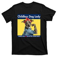 Childless Dog Lady Is Voting Kamala Election Usa 2024 T-Shirt