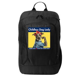 Childless Dog Lady Is Voting Kamala Election Usa 2024 City Backpack