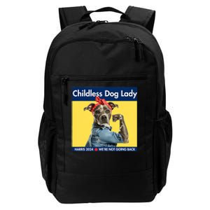 Childless Dog Lady Is Voting Kamala Election Usa 2024 Daily Commute Backpack