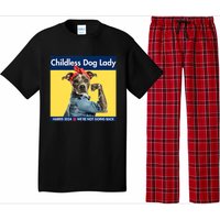 Childless Dog Lady Is Voting Kamala Election Usa 2024 Pajama Set