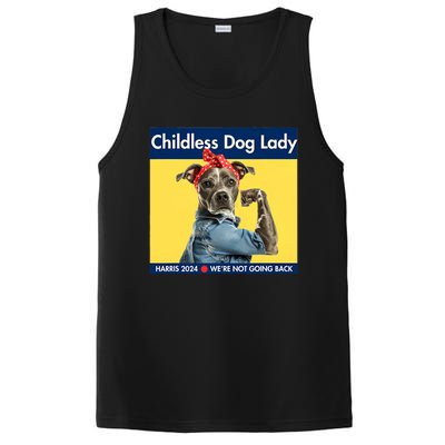 Childless Dog Lady Is Voting Kamala Election Usa 2024 PosiCharge Competitor Tank