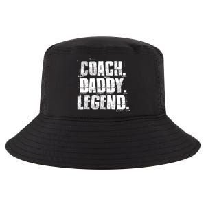 Coach Daddy Legend Motivational Coach Dad Fathers Day Gift Cool Comfort Performance Bucket Hat