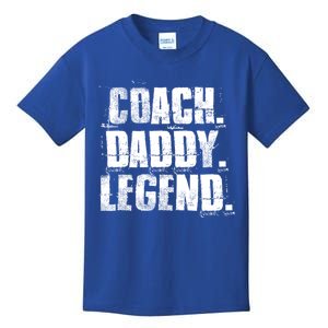 Coach Daddy Legend Motivational Coach Dad Fathers Day Gift Kids T-Shirt