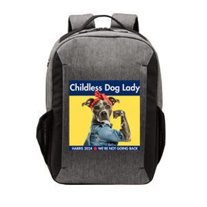 Childless Dog Lady Is Voting Kamala Election Usa 2024 Vector Backpack