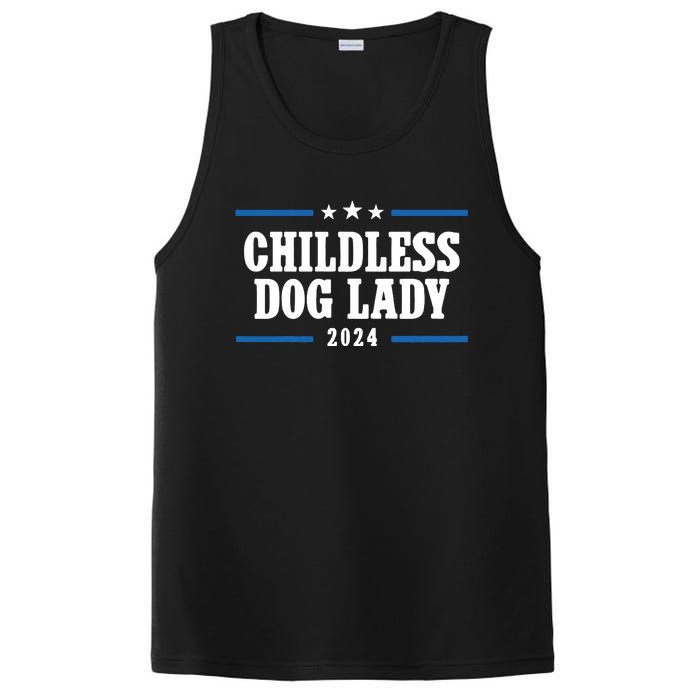 Childless Dog Lady Kamala PosiCharge Competitor Tank