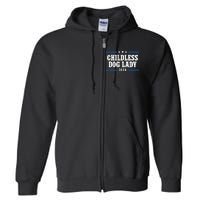 Childless Dog Lady Kamala Full Zip Hoodie