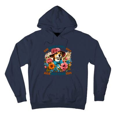 Childless Dog Lady Against Fascism Voting Kamala Dog Owners Tall Hoodie