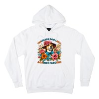 Childless Dog Lady Against Fascism Voting Kamala Dog Owners Hoodie