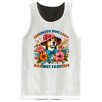 Childless Dog Lady Against Fascism Voting Kamala Dog Owners Mesh Reversible Basketball Jersey Tank