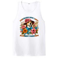 Childless Dog Lady Against Fascism Voting Kamala Dog Owners PosiCharge Competitor Tank