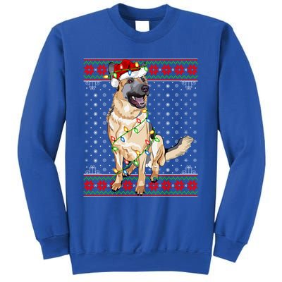 Christmas Dog Lighting Ugly Sweater Ger Shepherd Dog Xmas Cool Gift Sweatshirt