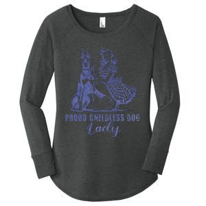 Childless Dog Ladies Vote Lady Election 2024 Women's Perfect Tri Tunic Long Sleeve Shirt