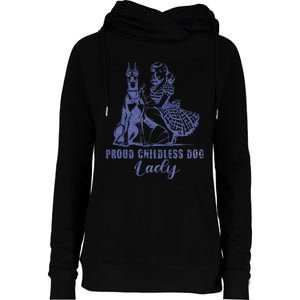 Childless Dog Ladies Vote Lady Election 2024 Womens Funnel Neck Pullover Hood