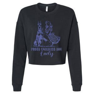 Childless Dog Ladies Vote Lady Election 2024 Cropped Pullover Crew