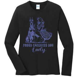 Childless Dog Ladies Vote Lady Election 2024 Ladies Long Sleeve Shirt