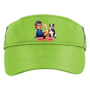 Childless Dog Lady Is Voting Kamala Election Usa 2024 Adult Drive Performance Visor