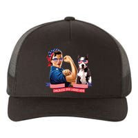 Childless Dog Lady Is Voting Kamala Election Usa 2024 Yupoong Adult 5-Panel Trucker Hat