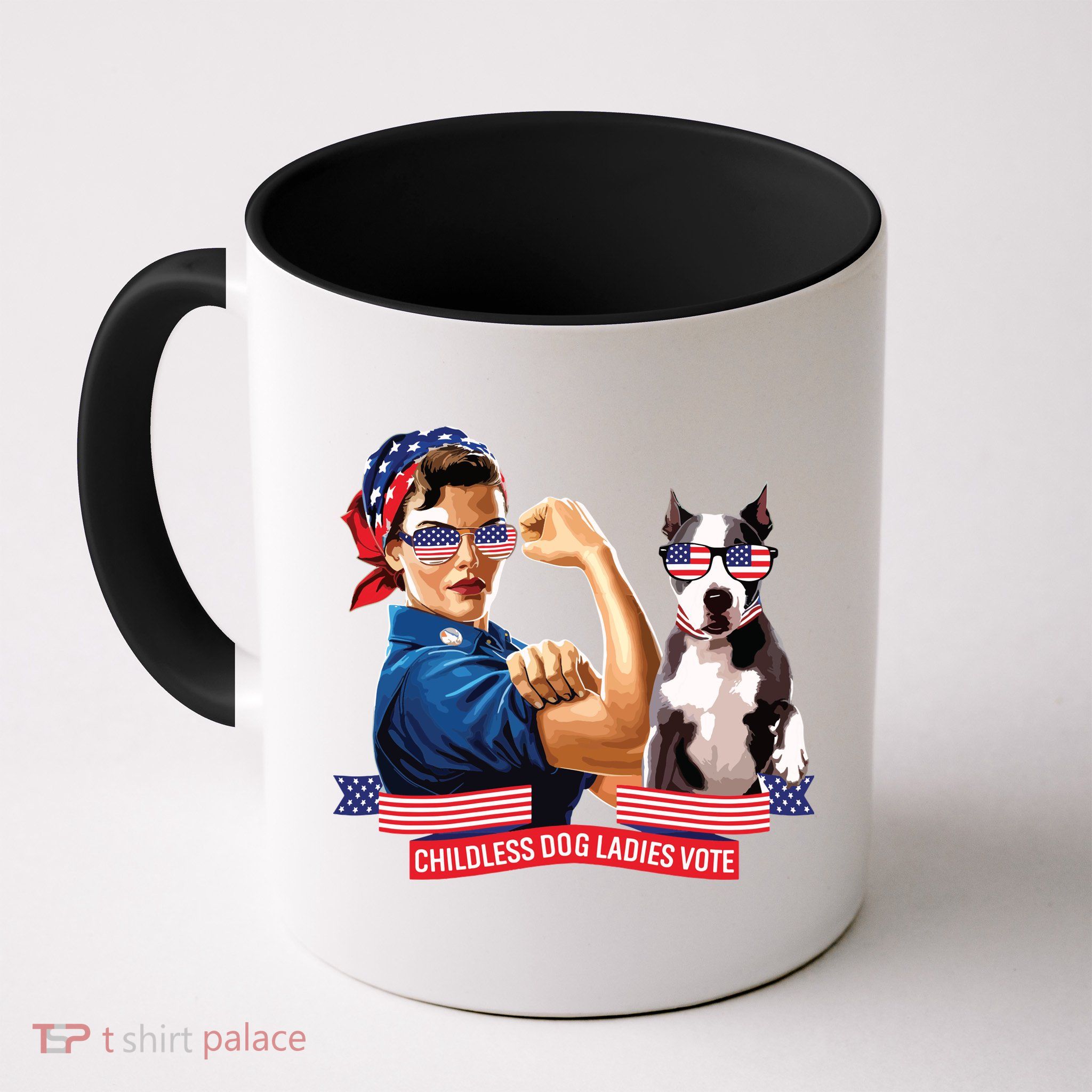 Childless Dog Lady Is Voting Kamala Election Usa 2024 Mug