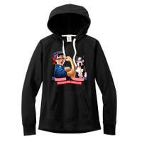 Childless Dog Lady Is Voting Kamala Election Usa 2024 Women's Fleece Hoodie