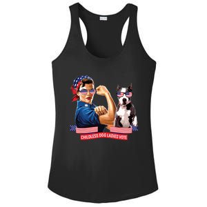 Childless Dog Lady Is Voting Kamala Election Usa 2024 Ladies PosiCharge Competitor Racerback Tank