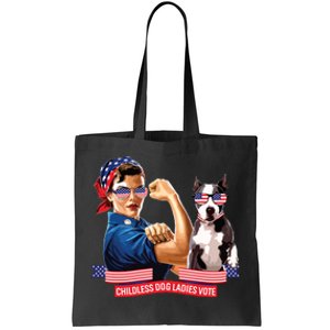 Childless Dog Lady Is Voting Kamala Election Usa 2024 Tote Bag