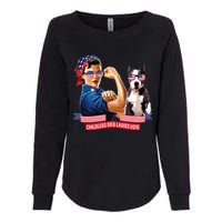 Childless Dog Lady Is Voting Kamala Election Usa 2024 Womens California Wash Sweatshirt