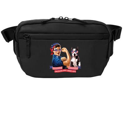 Childless Dog Lady Is Voting Kamala Election Usa 2024 Crossbody Pack