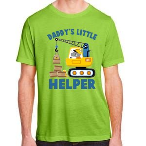 Cute Daddy's Little Helper Construction Adult ChromaSoft Performance T-Shirt