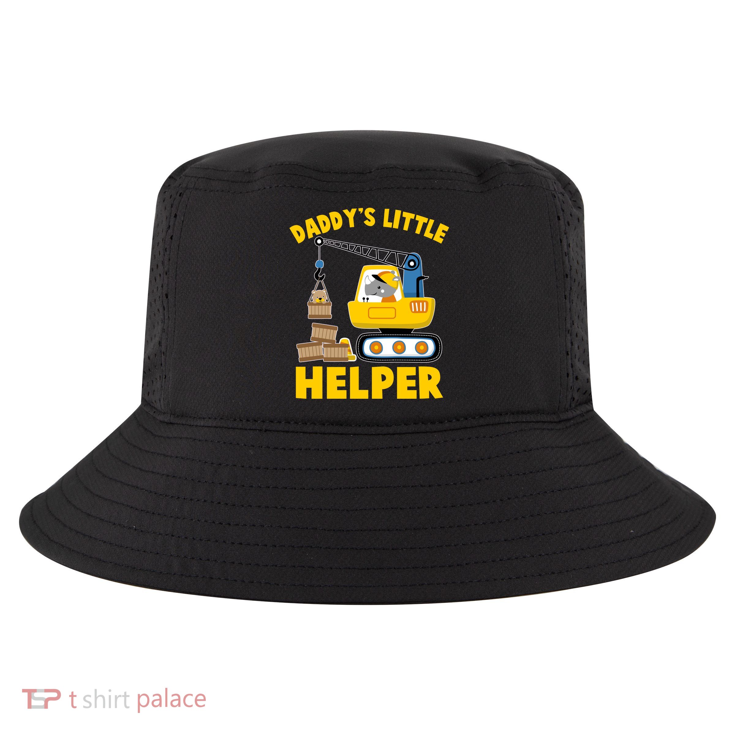 Cute Daddy's Little Helper Construction Cool Comfort Performance Bucket Hat