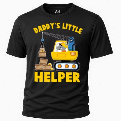 Cute Daddy's Little Helper Construction Performance Shirt