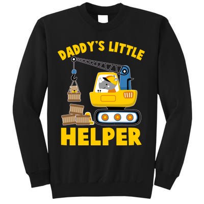 Cute Daddy's Little Helper Construction Sweatshirt