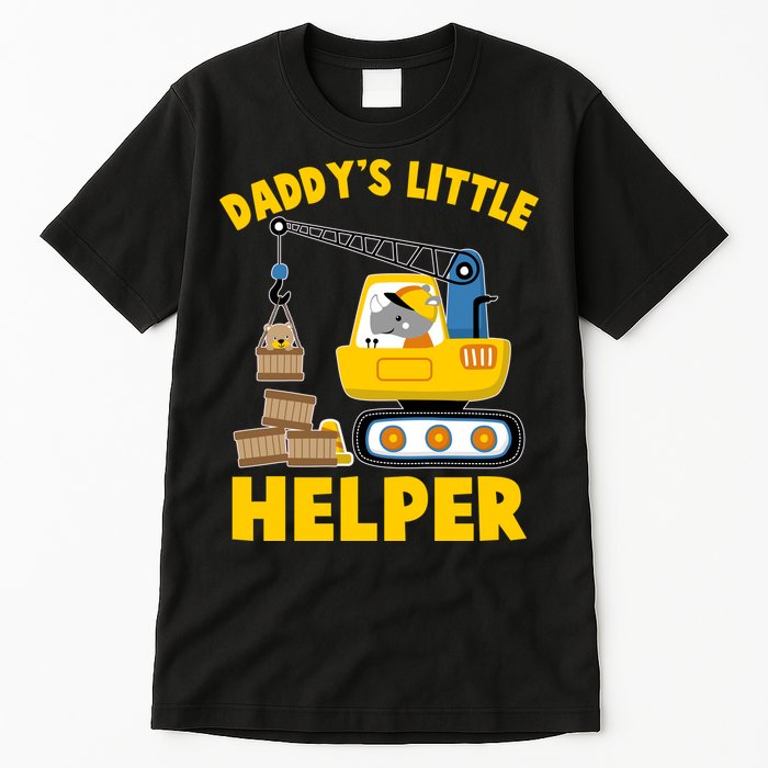 Cute Daddy's Little Helper Construction Tall T-Shirt