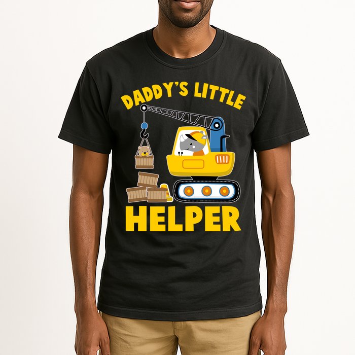 Cute Daddy's Little Helper Construction Tall T-Shirt