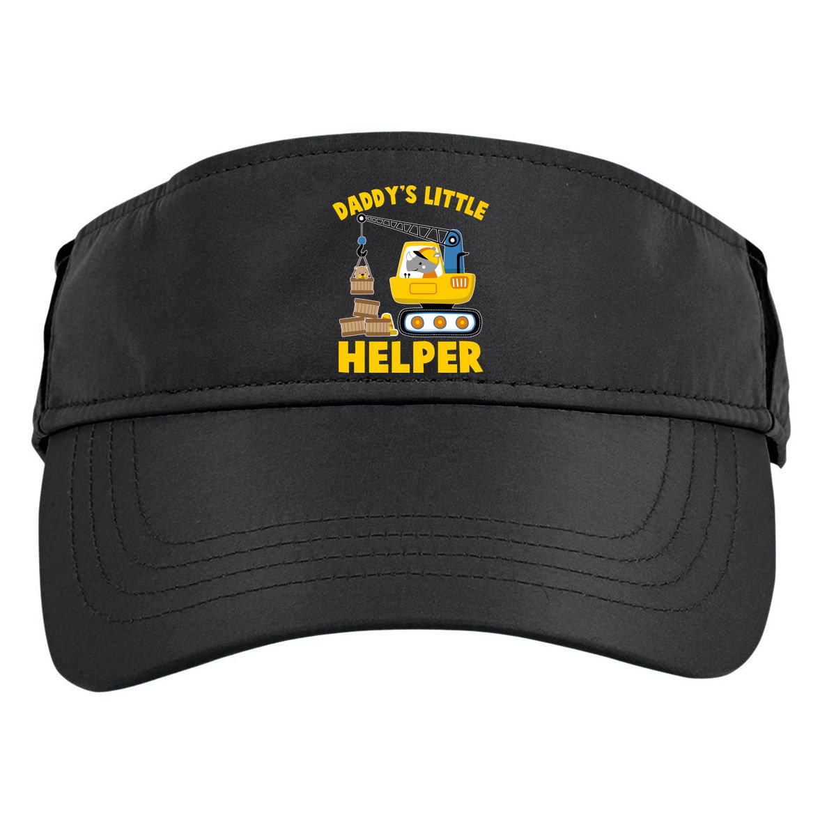 Cute Daddy's Little Helper Construction Adult Drive Performance Visor