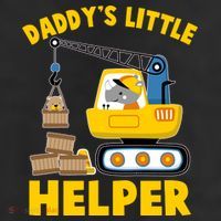 Cute Daddy's Little Helper Construction 11oz C Handle Ceramic Mug