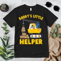 Cute Daddy's Little Helper Construction Premium T-Shirt