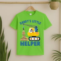 Cute Daddy's Little Helper Construction T-Shirt