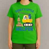 Cute Daddy's Little Helper Construction T-Shirt