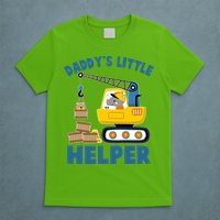 Cute Daddy's Little Helper Construction T-Shirt